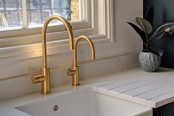 Fathers of Daughters Brushed Gold Faucet